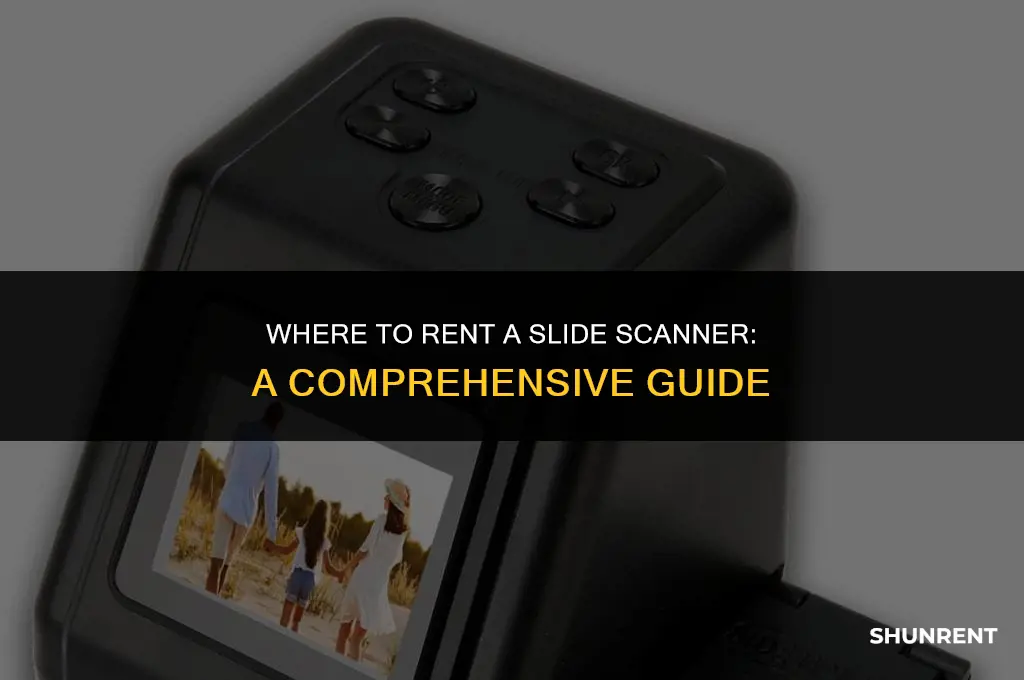 where could i rent a slide scanner