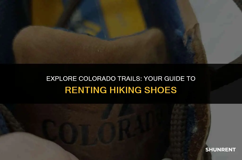 where could i rent hiking shoes colorado
