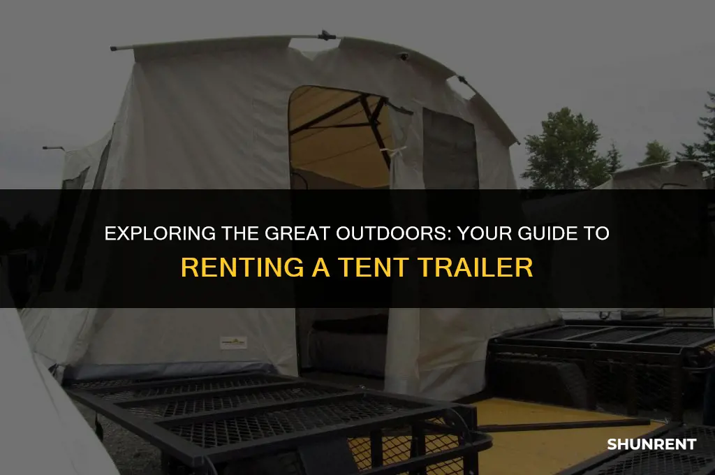where could someone rent a tent trailer