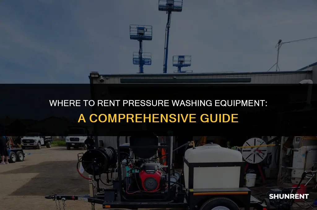 where could you rent pressure washing equipment