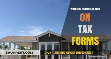Navigating Tax Forms: Where to Report Your Lot Rent Payments
