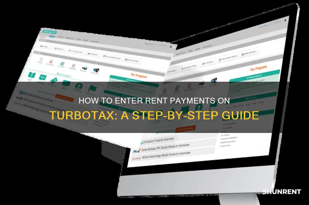 where do i enter my rent on turbotax