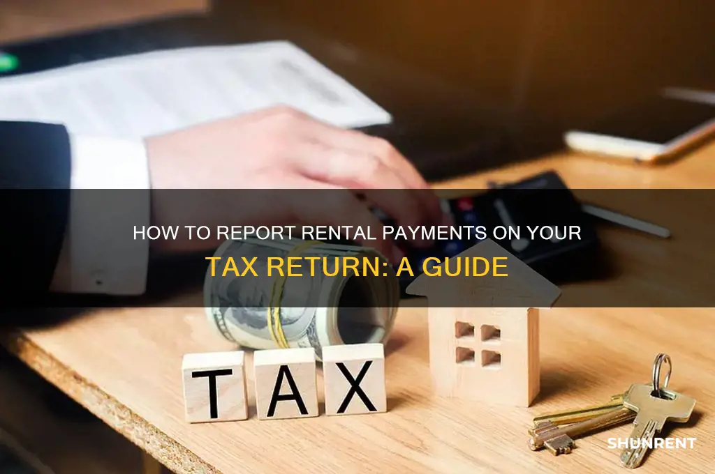 where do i enter rent on my taxes