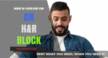 How to Enter Rent Paid on H&R Block: A Step-by-Step Guide