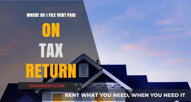 Where to Report Rent Payments on Your Tax Return: A Guide