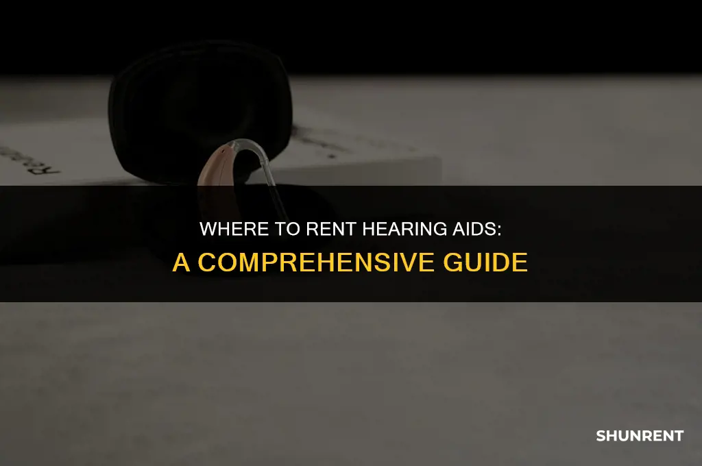 where do i find hearing for rent