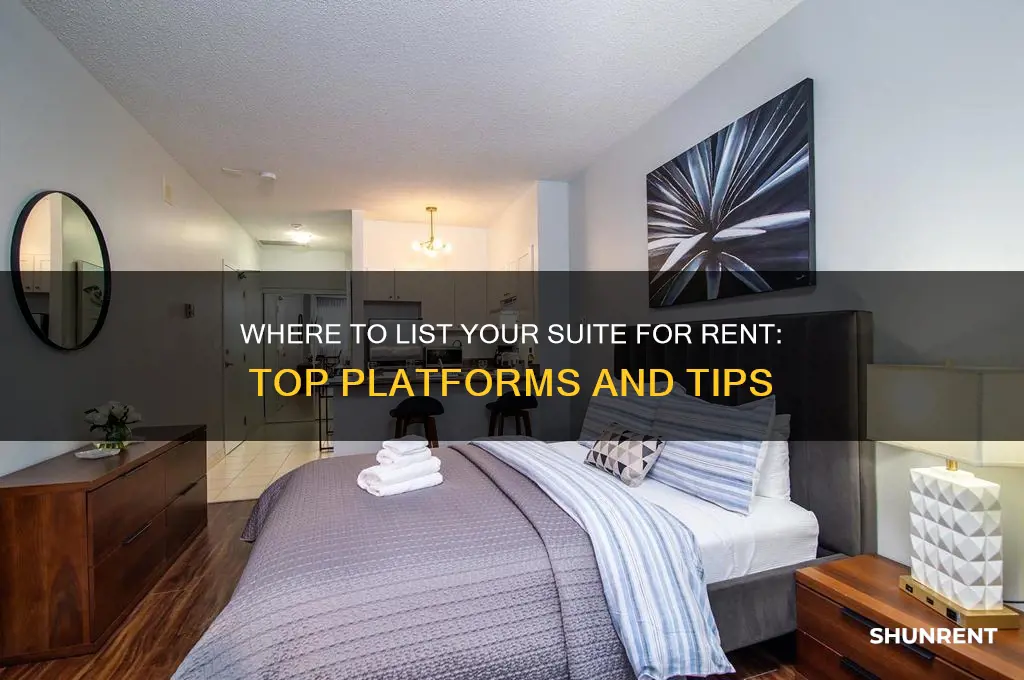 where do i list a suite for rent