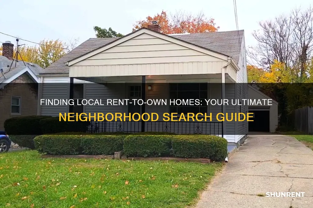 where do i lool for rent to own locally