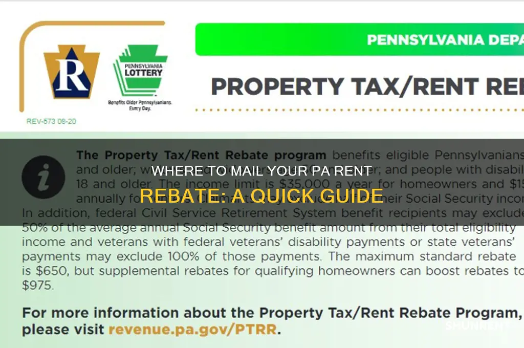 where do i mail my pa rent rebate