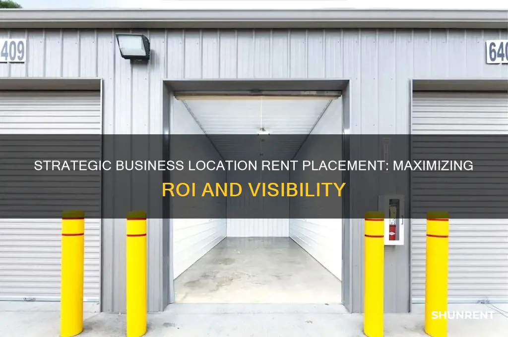 where do i put my business location rent