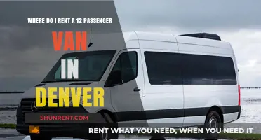 Rent a 12-Passenger Van in Denver: Top Rental Options