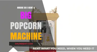 Renting a Big Popcorn Machine: Your Ultimate Guide to Finding One