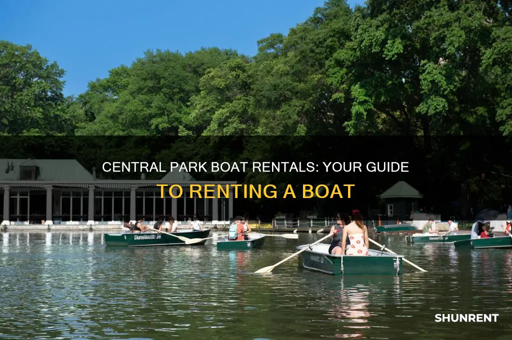 where do i rent a boat in central park