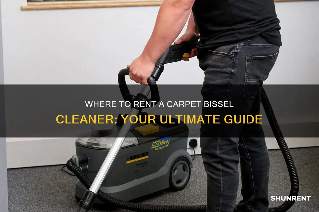 where do i rent a carpet bissel cleaner