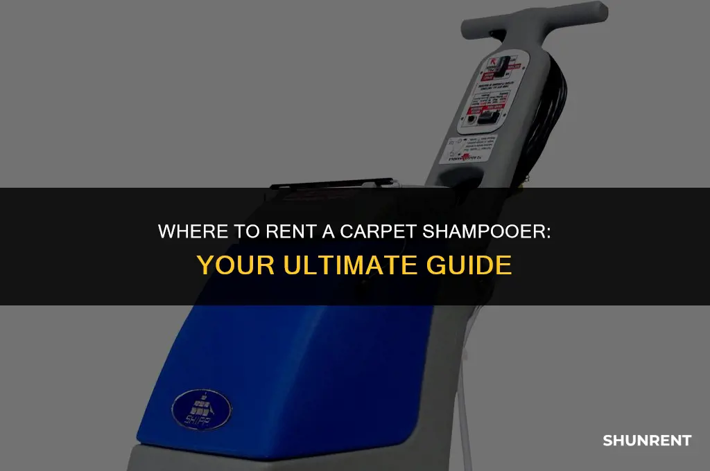 where do i rent a carpet shampooer