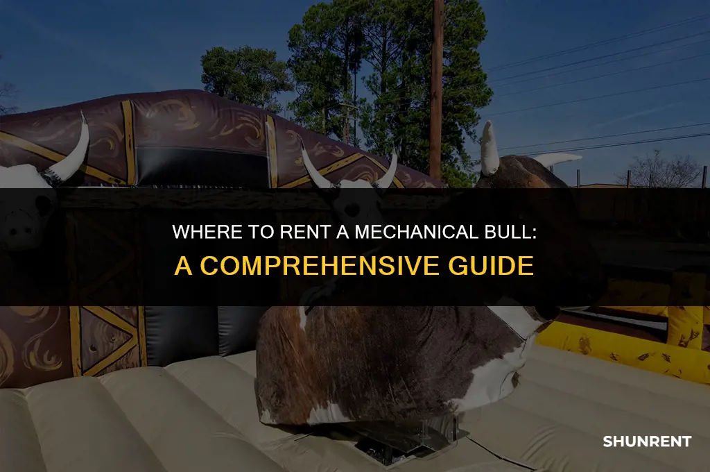 where do i rent a mechanical bull