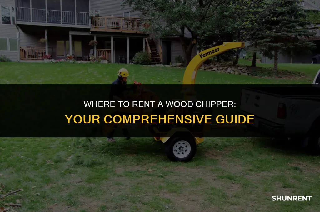 where do i rent a wood chipper