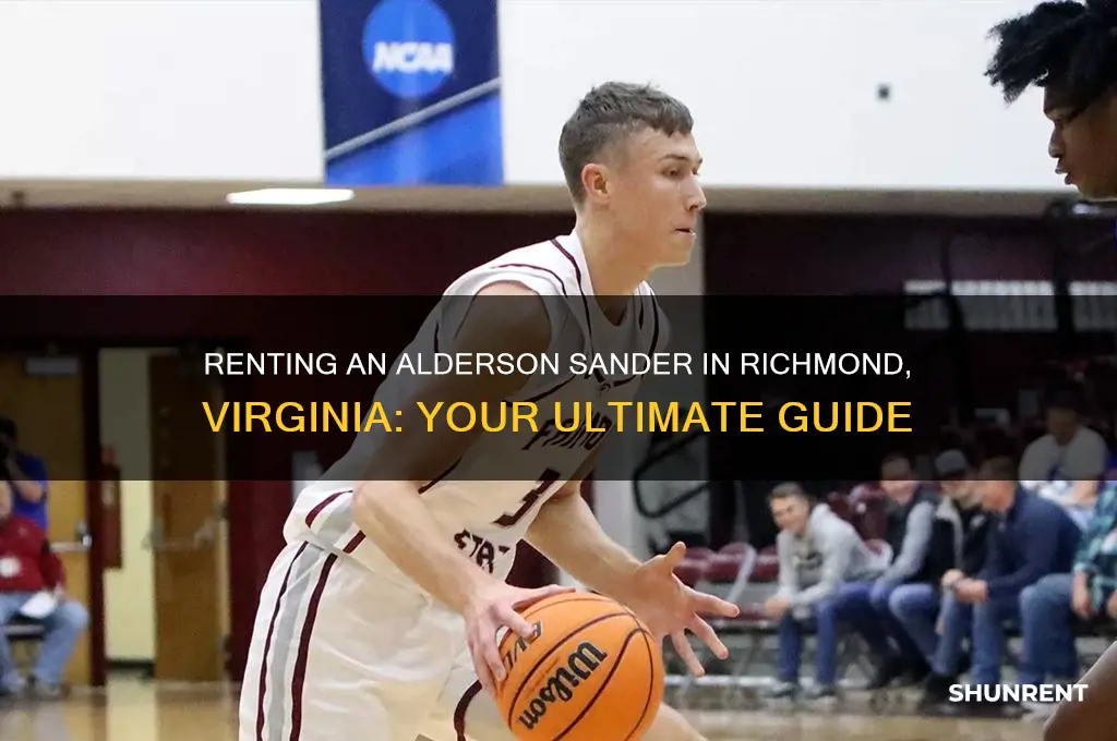 where do i rent an alderson sander in richmond virginia