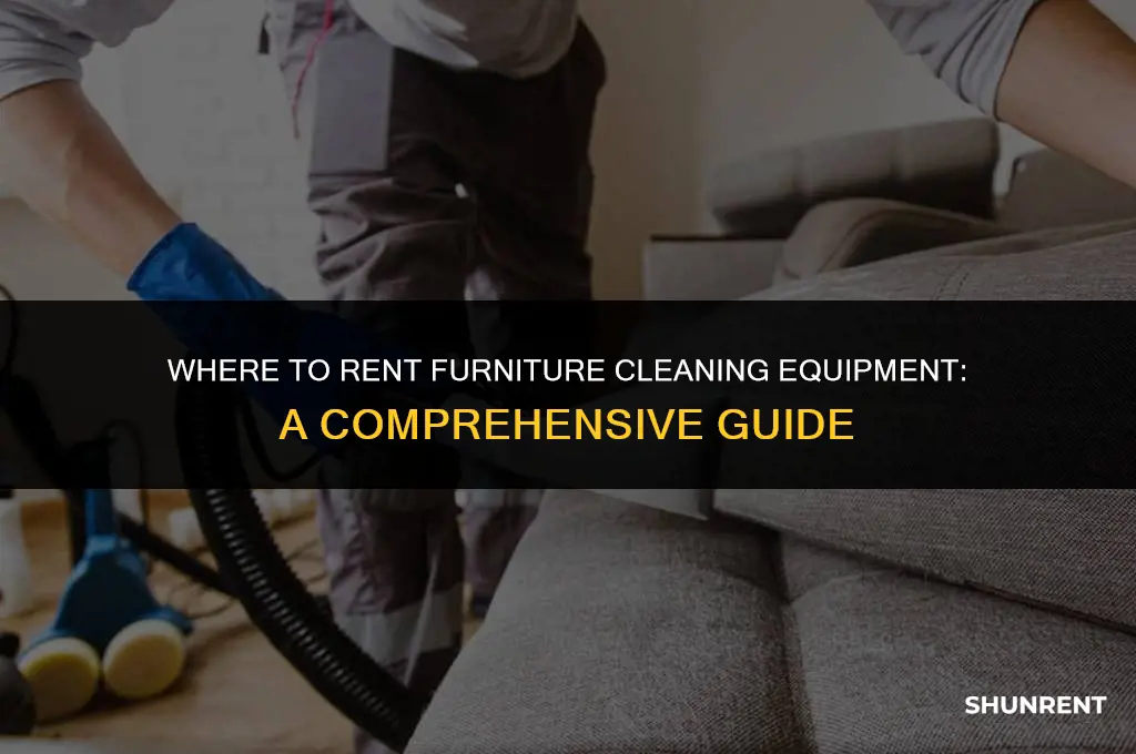 where do i rent furniture cleaning equipment