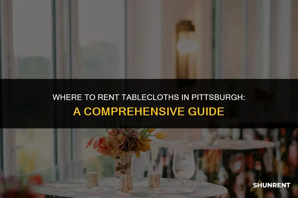 where do i rent tablecloths in pittsburgh