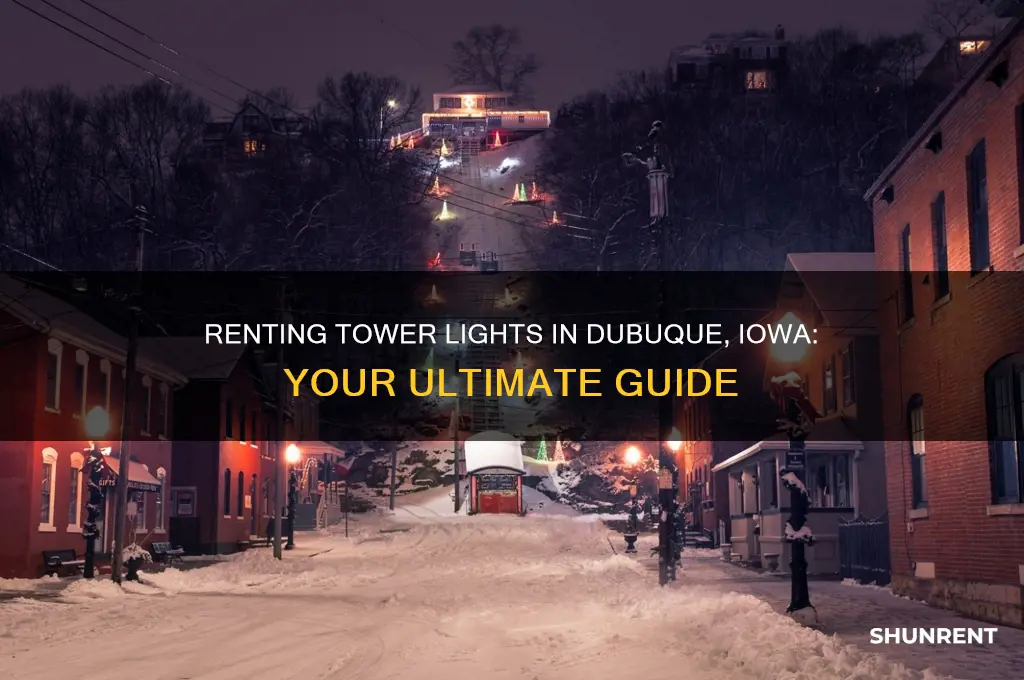 where do i rent tower lights dubuque iowa