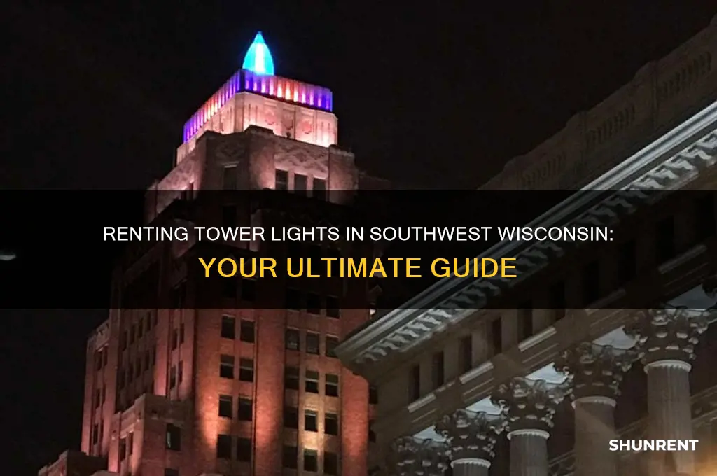 where do i rent tower lights southwest wisconsin