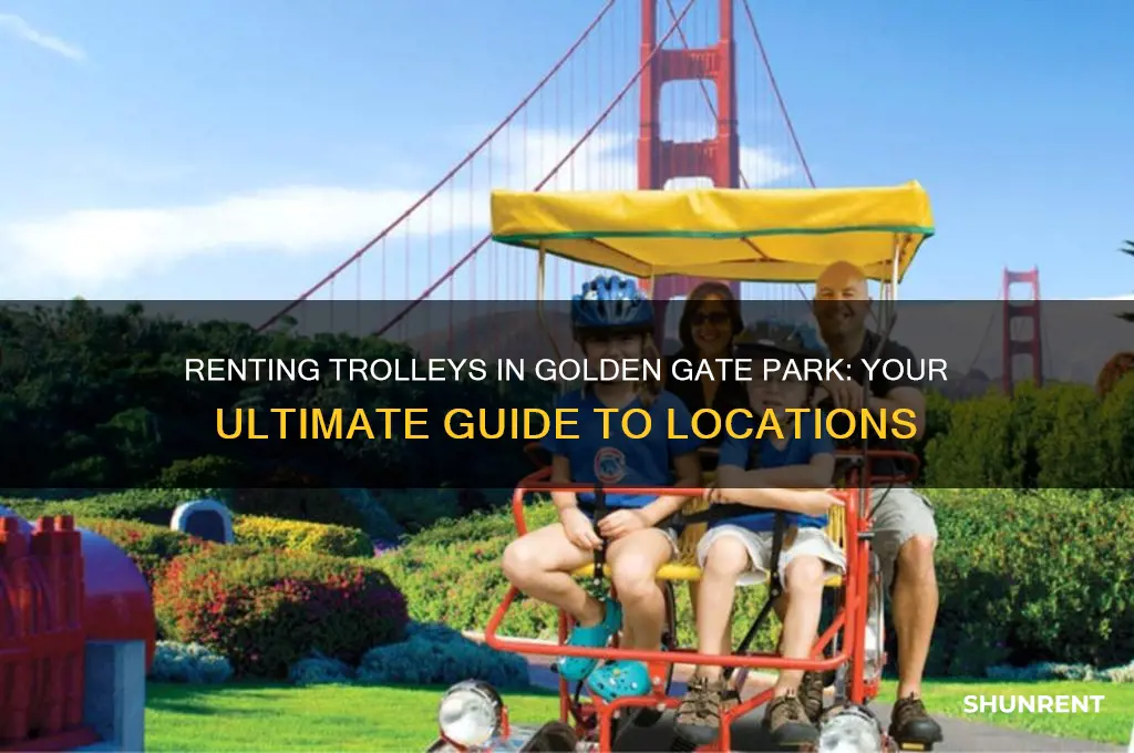 where do i rent trolleys in golden gate park
