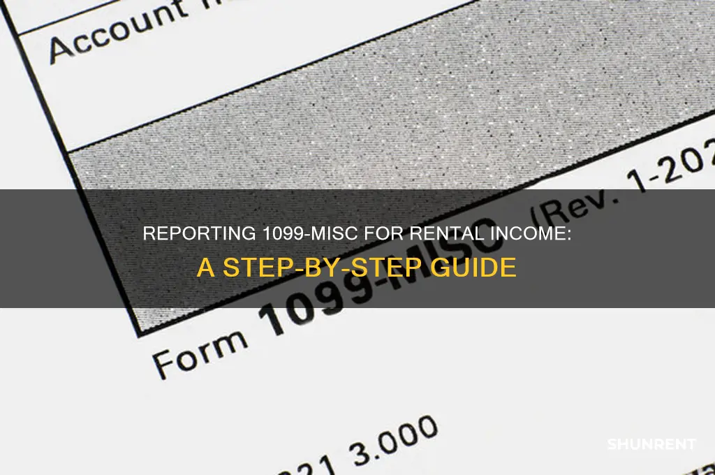 where do i report 1099-misc for rents