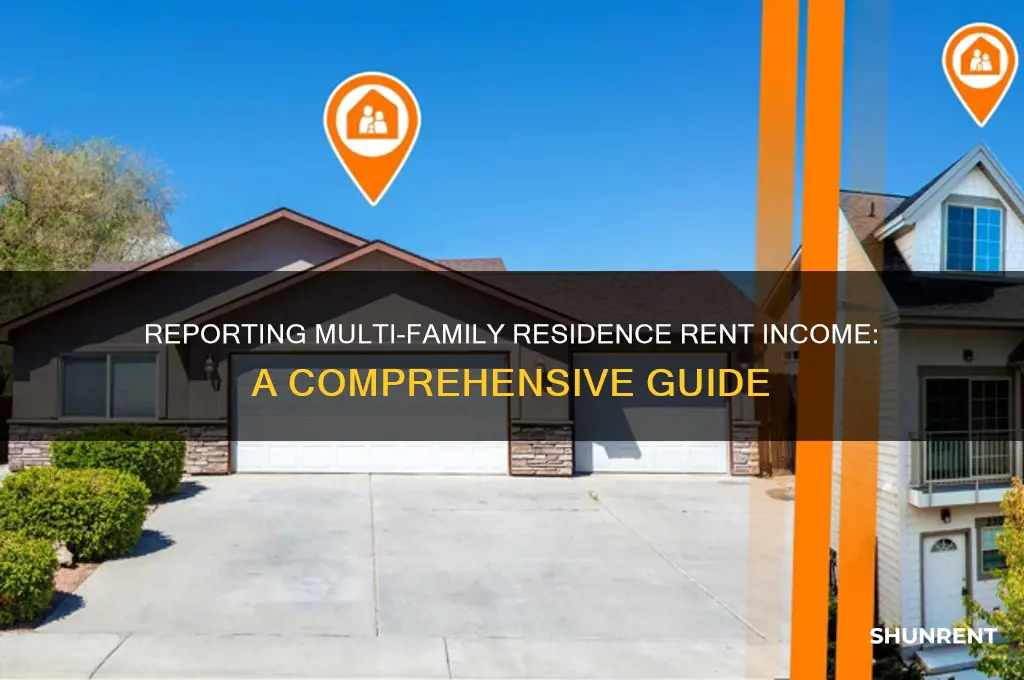 where do i report multi family residence rent income