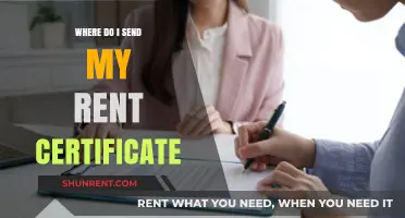 Where to Send Your Rent Certificate: A Comprehensive Guide