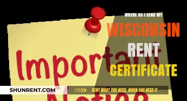 Where to Send Your Wisconsin Rent Certificate: A Step-by-Step Guide