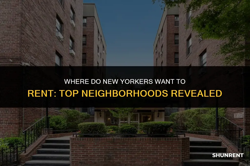 where do new yorkers want to rent