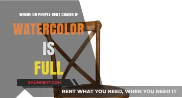 Watercolor Chair Rentals: Alternative Options When Local Supplies Are Gone