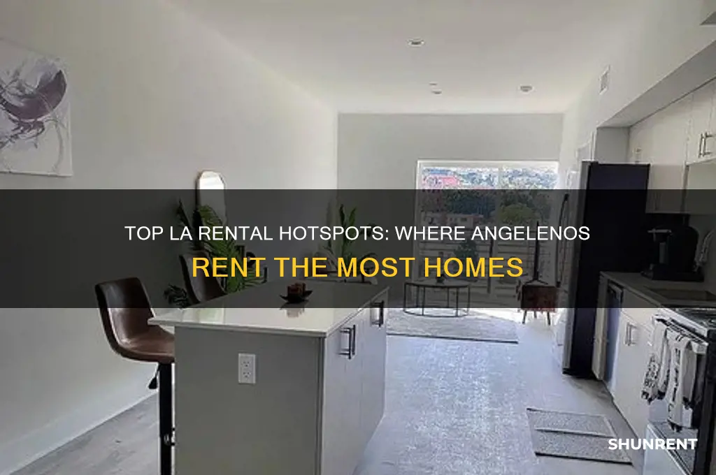 where do people rent the most in los angeles