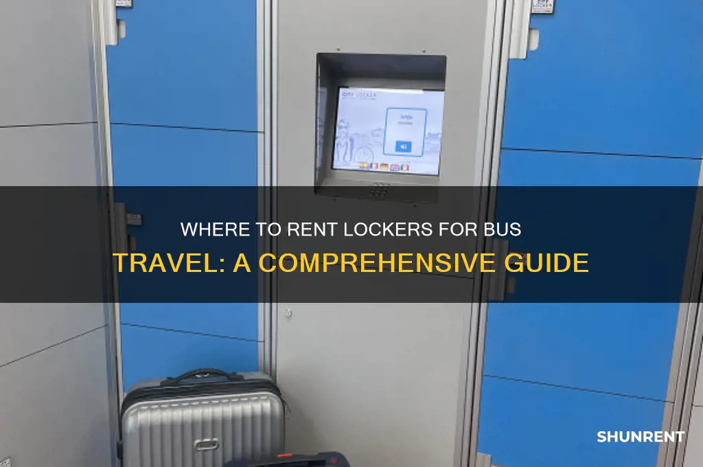 where do they have lockers to rent bus