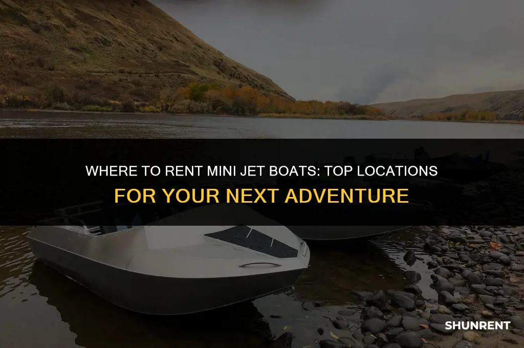 where do they rent mini jet boats