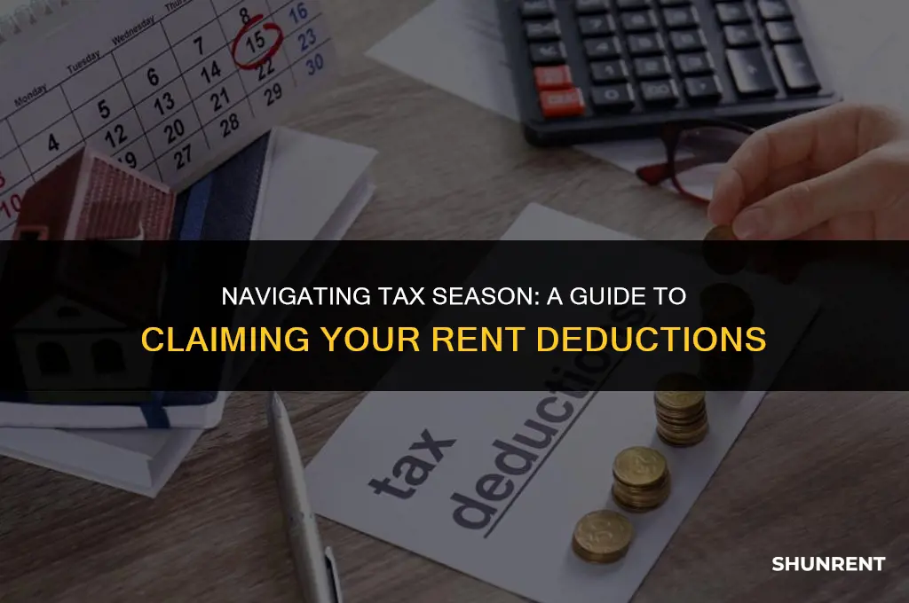 where do you claim rent on taxes