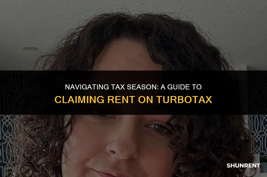 where do you claim rent on turbotax