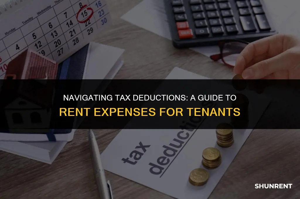 where do you deduct rent on taxes