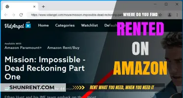 Where to Find Rented Movies and TV Shows on Amazon Prime Video