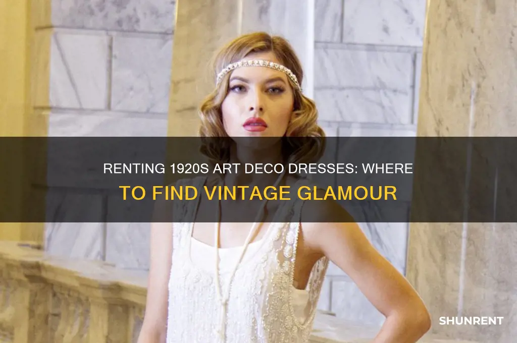 where do you rent 1920s art deco dresses