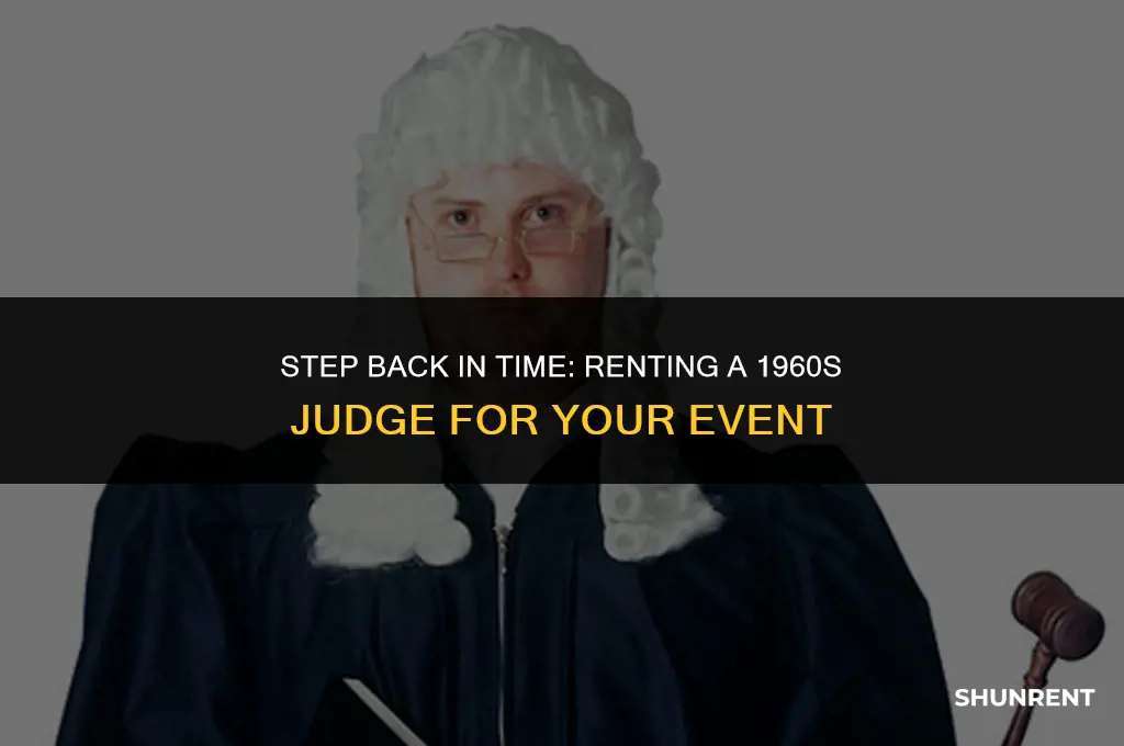 where do you rent a 60s judge