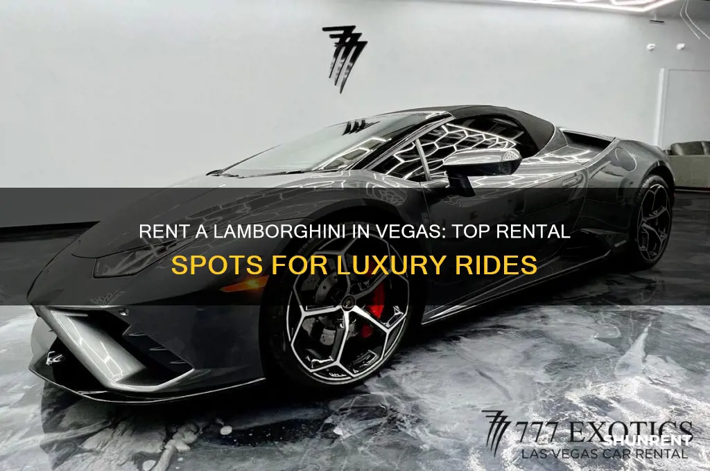 where do you rent a lamborghini in vegas