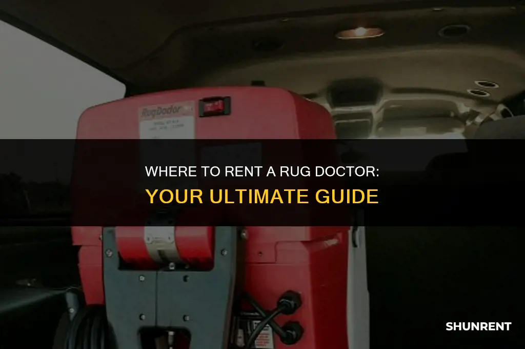 where do you rent a rug doctor