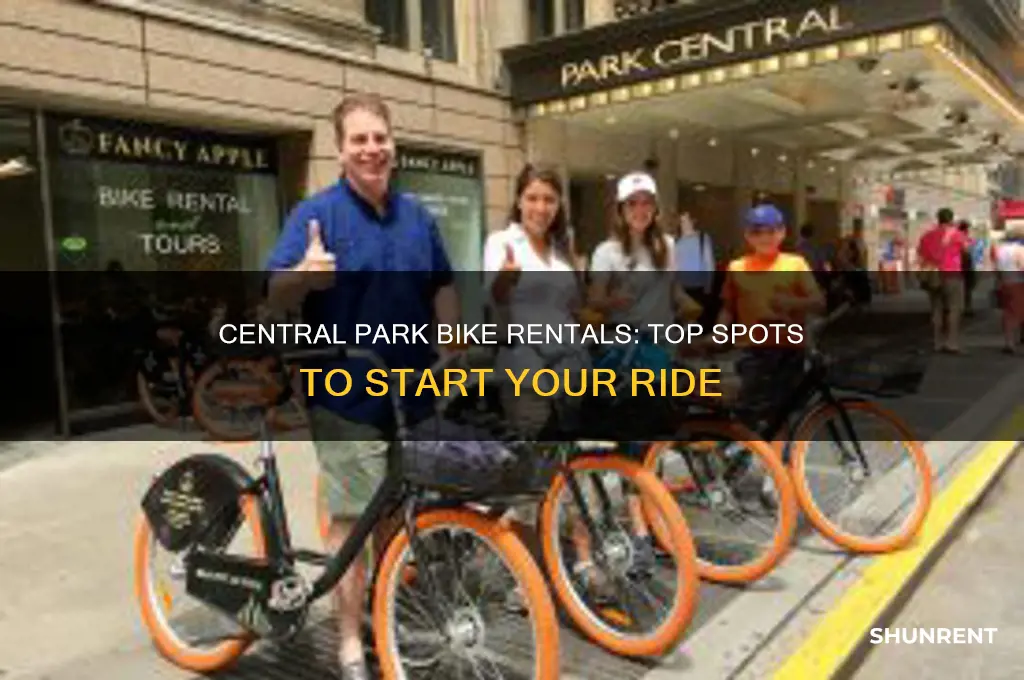 where do you rent bikes in central park