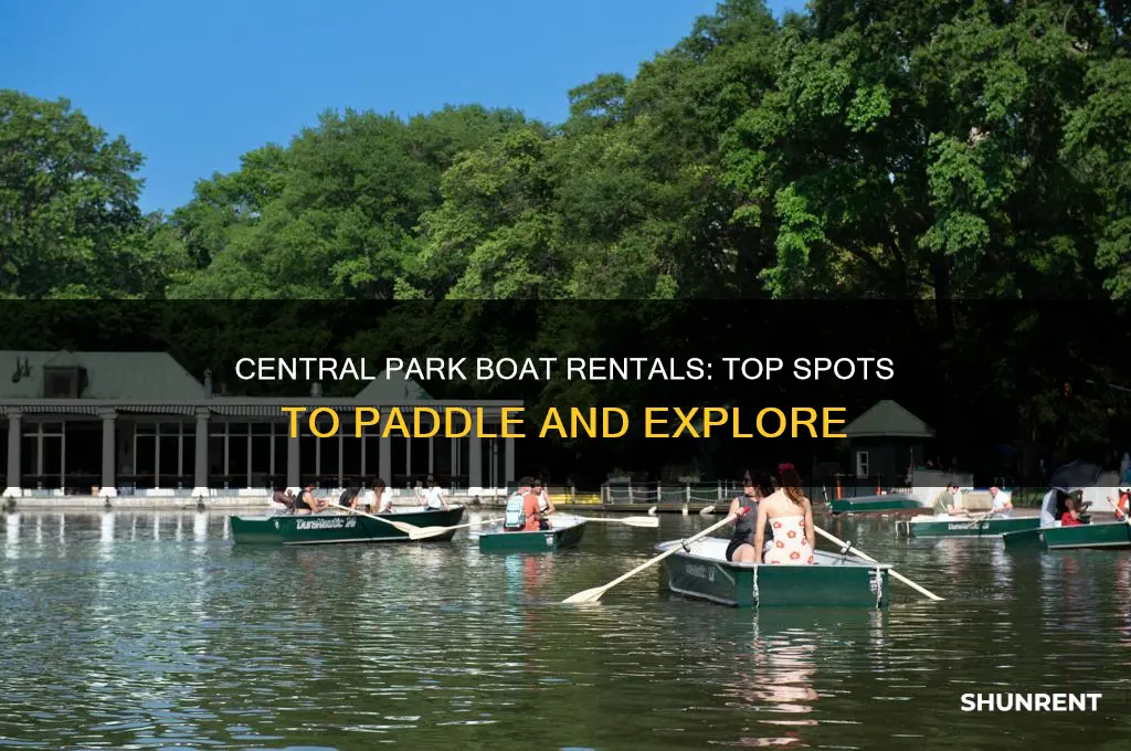 where do you rent boats in central park