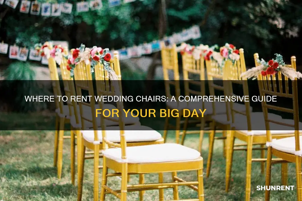 where do you rent chairs for a wedding