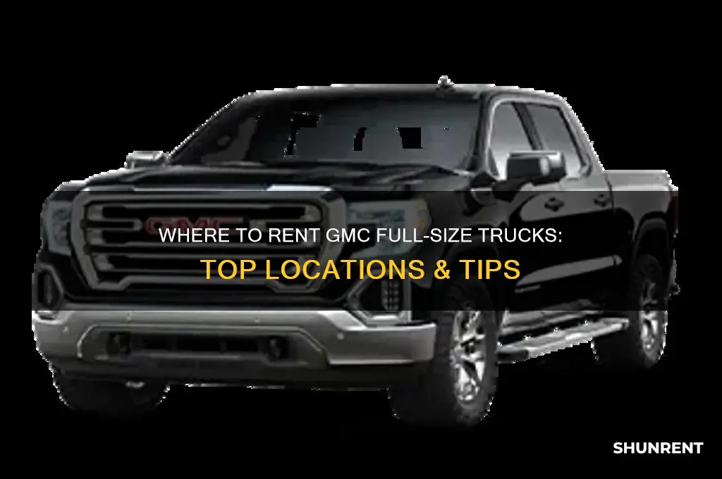 where do you rent gmc full size trucks