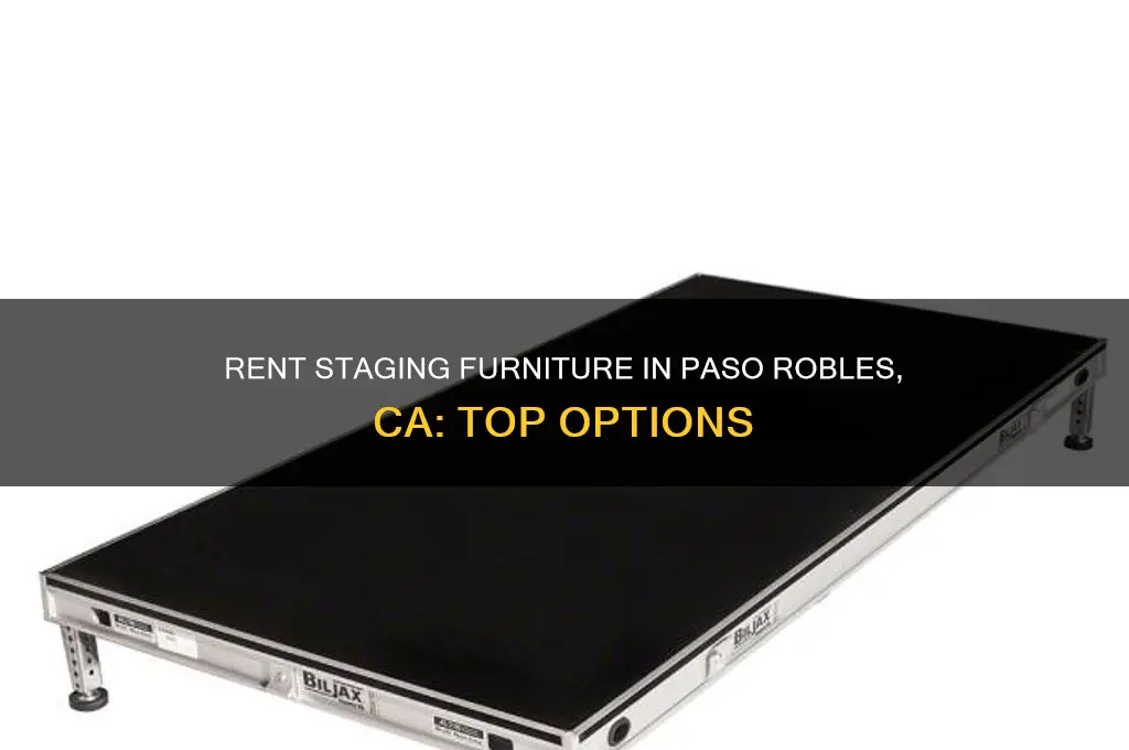 where do you rent staging furniture in paso robles ca