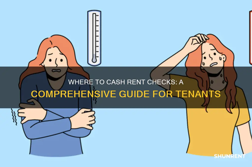where do you take a check for payment of rent